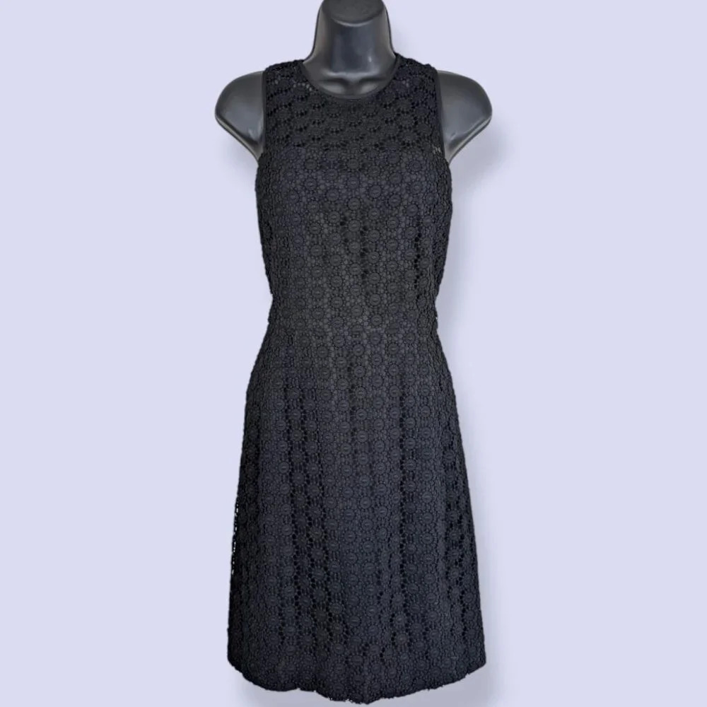Cynthia Steffe Black Floral Lace Dress